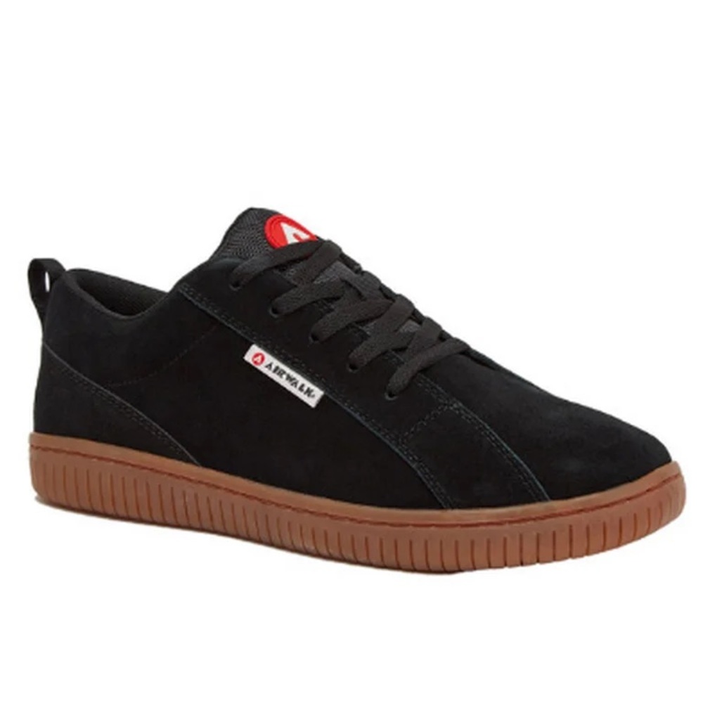 👟 AirWalk Kids Canvas Black Shoes - Size 2‎